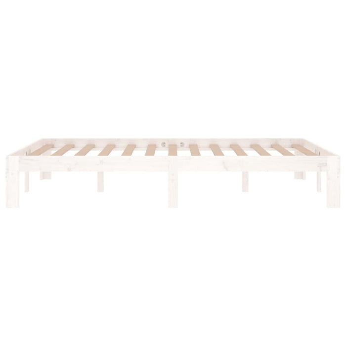 Bed Frame without Mattress White 120x190cm Small Double