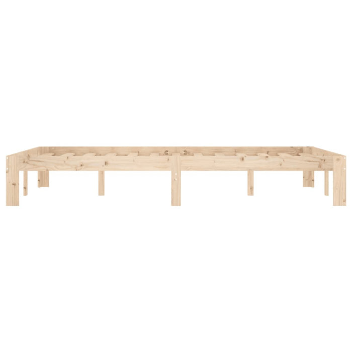 Bed Frame without Mattress Solid Wood Pine 120x200cm