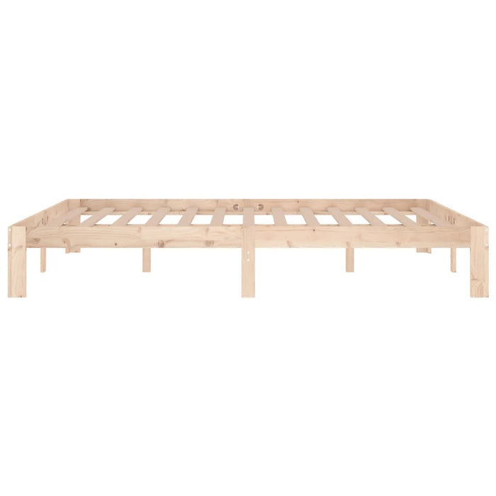 Bed Frame without Mattress Solid Wood 150x200cm King Size