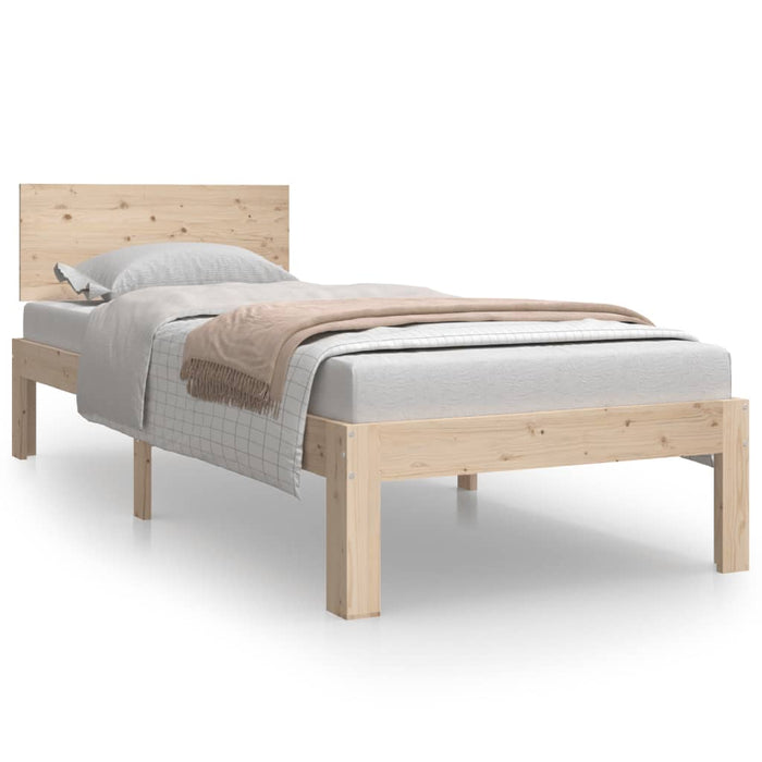 Bed Frame without Mattress 75x190cm Small Single