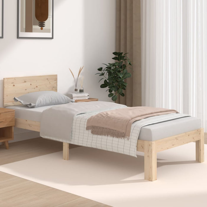 Bed Frame without Mattress 75x190cm Small Single