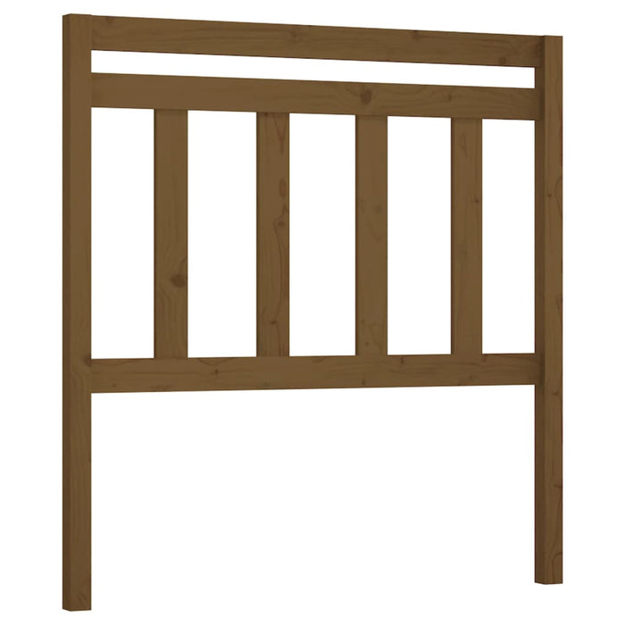 Bed Headboard Honey Brown 81x4x100 cm Solid Wood Pine