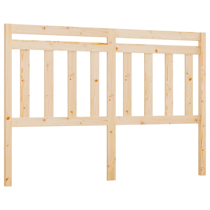 Bed Headboard 126x4x100 cm Solid Wood Pine