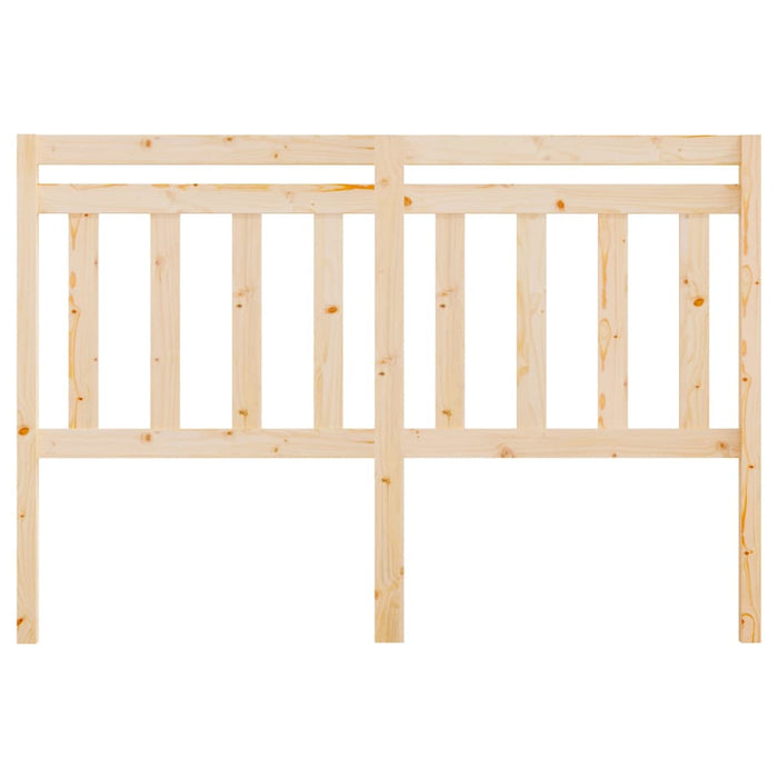 Bed Headboard 126x4x100 cm Solid Wood Pine