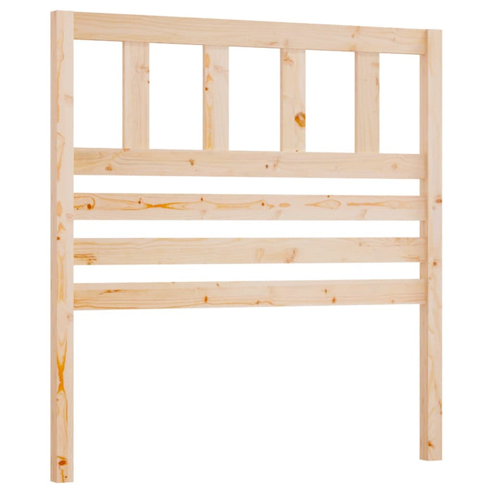 Bed Headboard 81x4x100 cm Solid Wood Pine