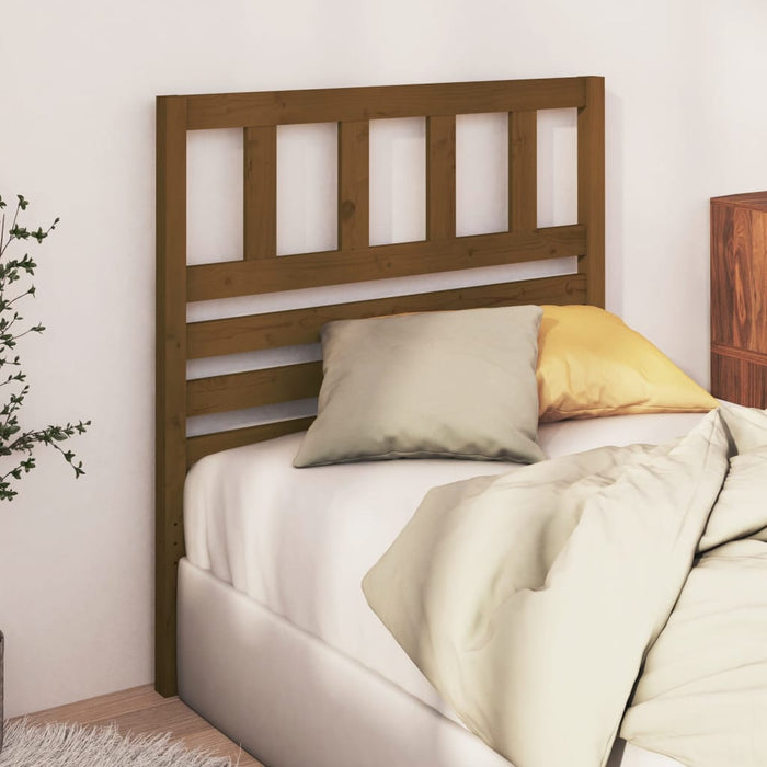 Bed Headboard Honey Brown 96x4x100 cm Solid Wood Pine