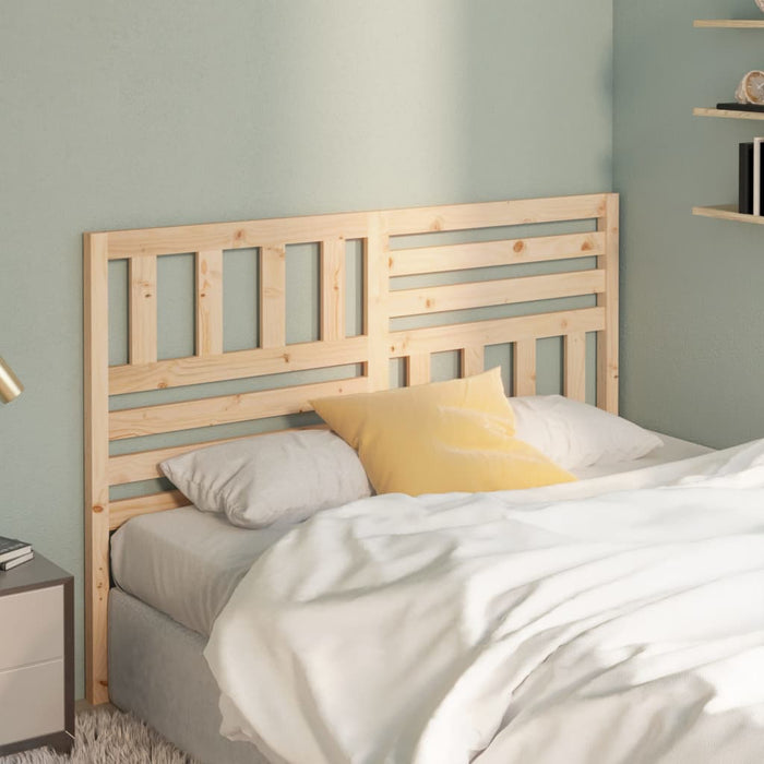 Bed Headboard 141x4x100 cm Solid Wood Pine