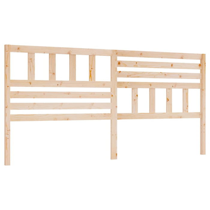 Bed Headboard 186x4x100 cm Solid Wood Pine