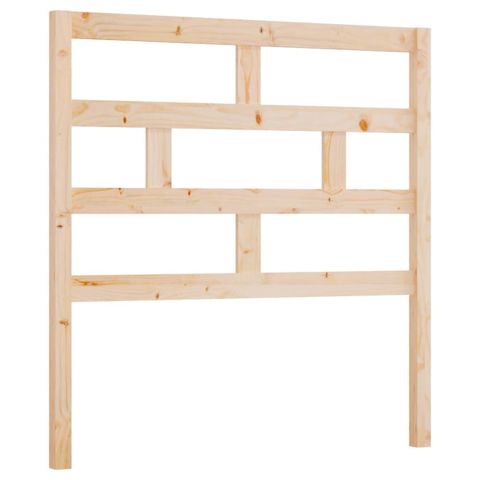 Bed Headboard 81x4x100 cm Solid Wood Pine