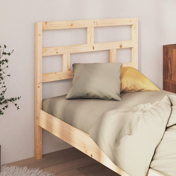 Bed Headboard 81x4x100 cm Solid Wood Pine