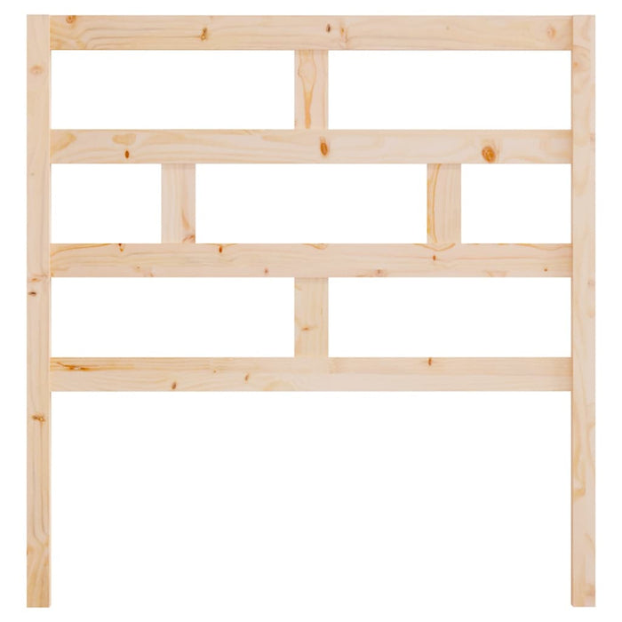 Bed Headboard 81x4x100 cm Solid Wood Pine