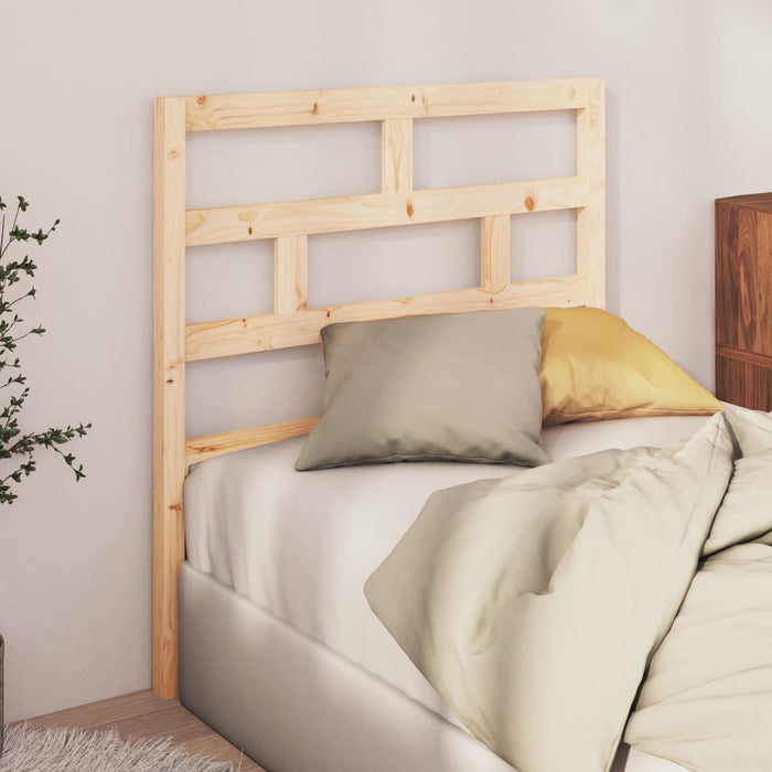 Bed Headboard 81x4x100 cm Solid Wood Pine