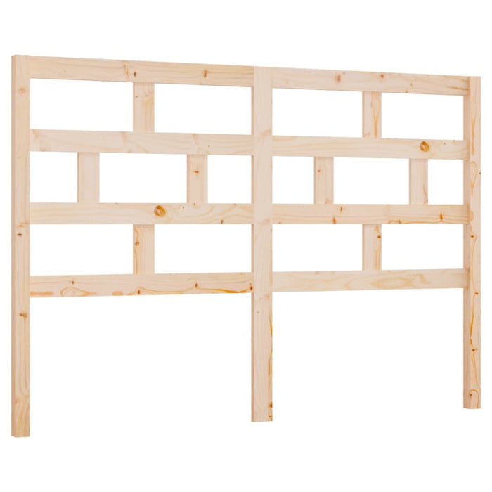 Bed Headboard 141x4x100 cm Solid Wood Pine