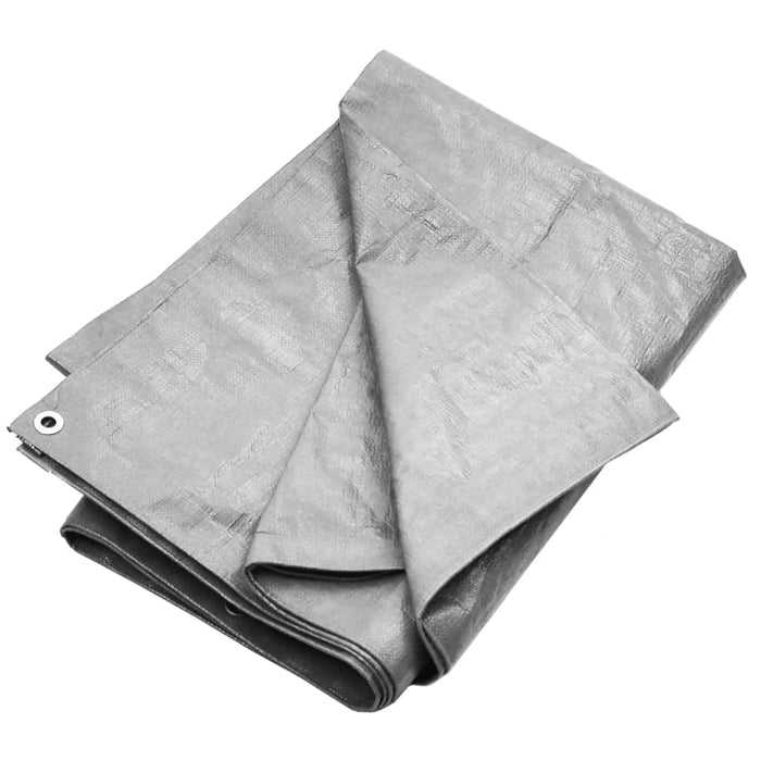 Tarpaulin 180 g/m² 2x3 m Grey HDPE