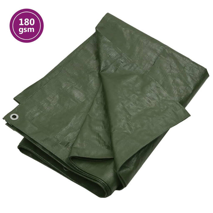 Tarpaulin 180 g/m² 3x6 m Green HDPE