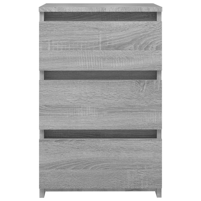 Bed Cabinets 2 pcs Grey Sonoma 40x35x62.5 cm Engineered Wood