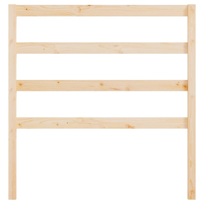 Bed Headboard 96x4x100 cm Solid Wood Pine