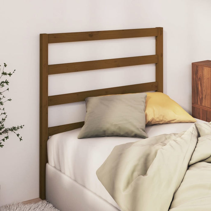 Bed Headboard Honey Brown 96x4x100 cm Solid Wood Pine