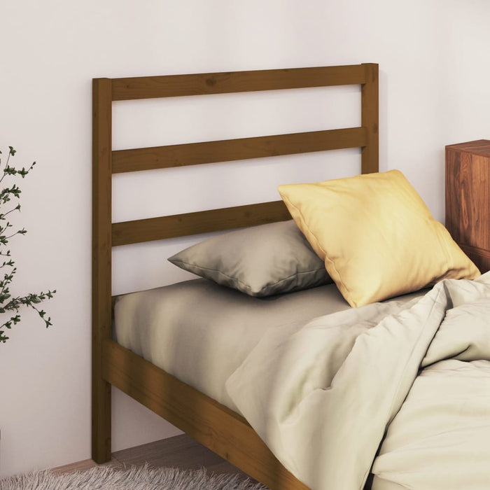 Bed Headboard Honey Brown 96x4x100 cm Solid Wood Pine