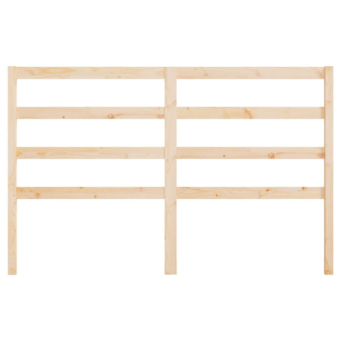 Bed Headboard 126x4x100 cm Solid Wood Pine