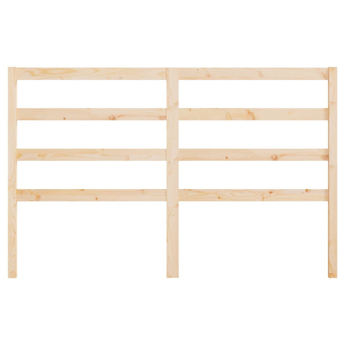 Bed Headboard 146x4x100 cm Solid Wood Pine