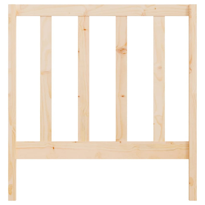 Bed Headboard 81x4x100 cm Solid Wood Pine