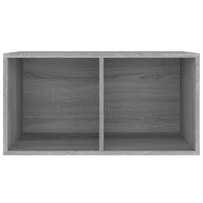 Vinyl Storage Box Grey Sonoma 71x34x36 cm Engineered Wood