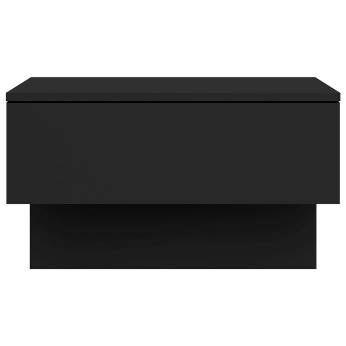 Wall-mounted Bedside Cabinet Black