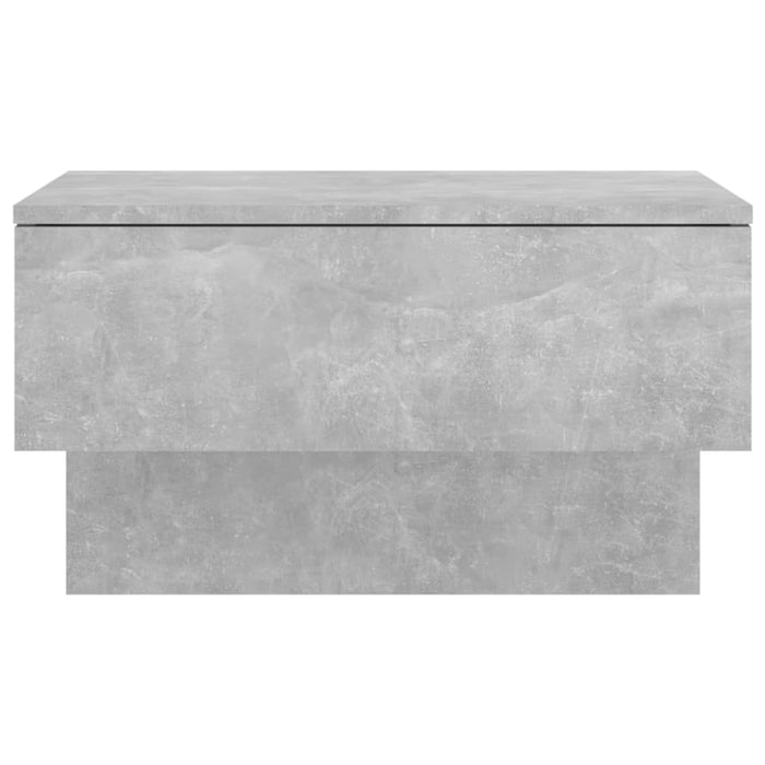 Wall-mounted Bedside Cabinet Concrete Grey