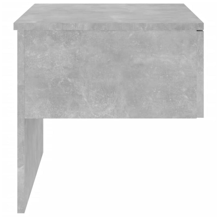 Wall-mounted Bedside Cabinets 2 pcs Concrete Grey