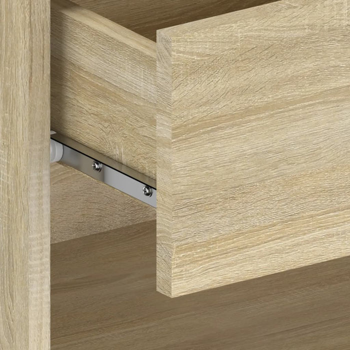 Wall-mounted Bedside Cabinet Sonoma Oak