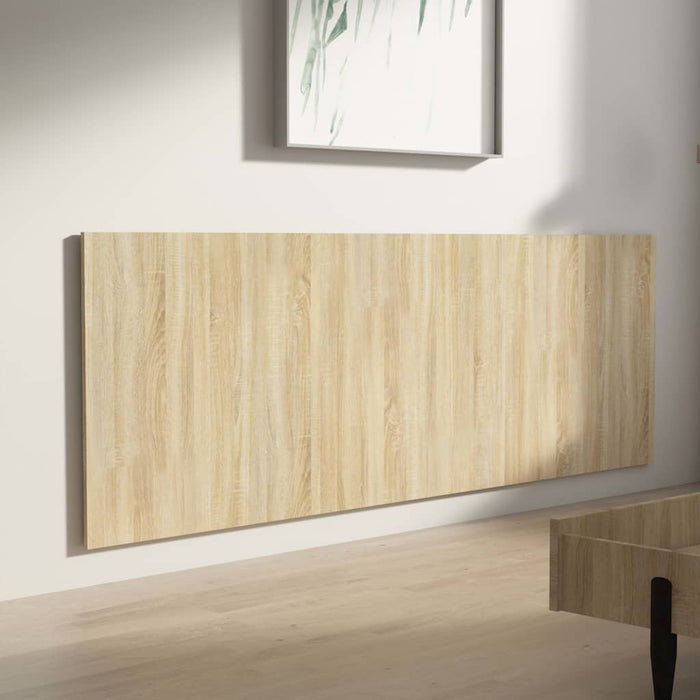 Wall Headboard Sonoma Oak 240x1.5x80 cm Engineered Wood