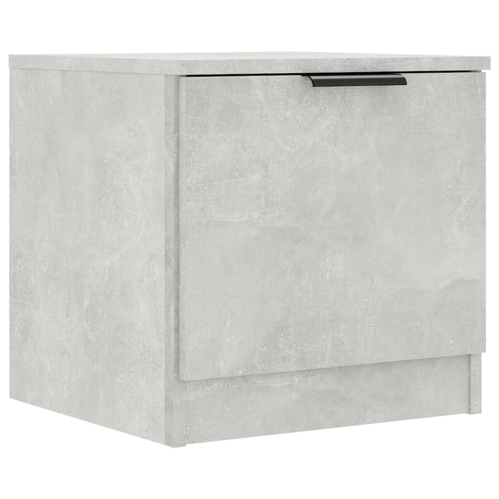 Bedside Cabinet Concrete Grey 40x39x40 cm