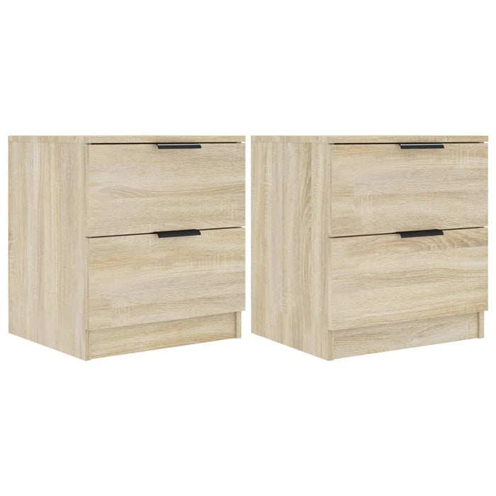 Bedside Cabinets 2 pcs Sonoma Oak Engineered Wood