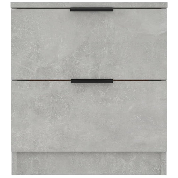 Bedside Cabinets 2 pcs Concrete Grey Engineered Wood