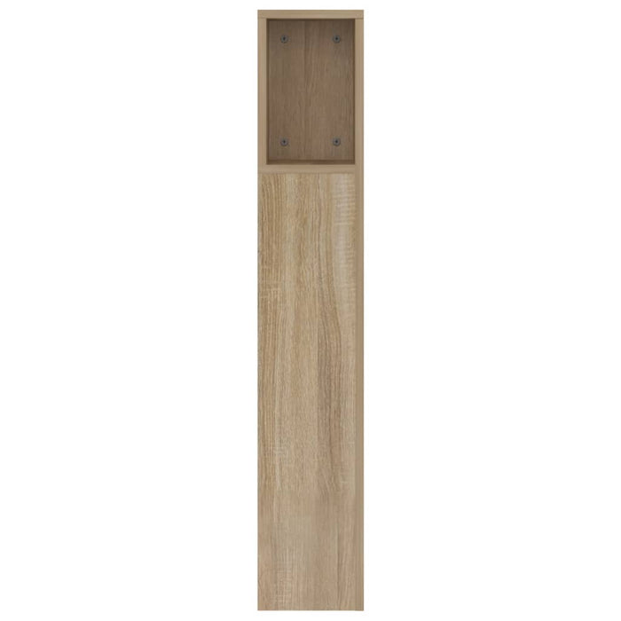 Headboard Cabinet Sonoma Oak 160x18.5x104.5 cm