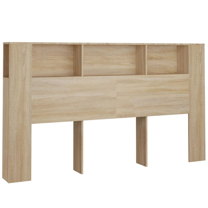 Headboard Cabinet Sonoma Oak 180x18.5x104.5 cm