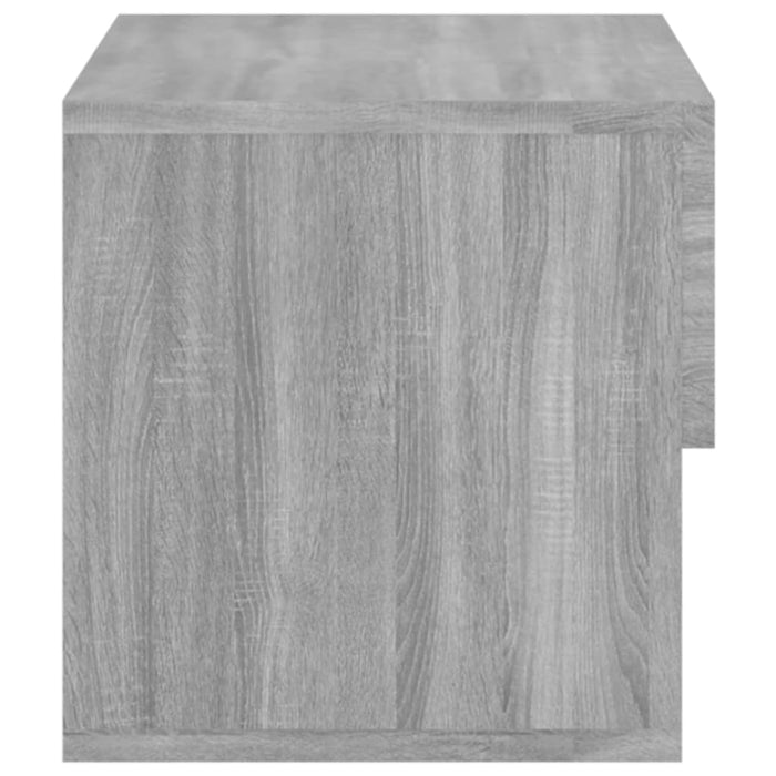 Wall-mounted Bedside Cabinet Grey Sonoma