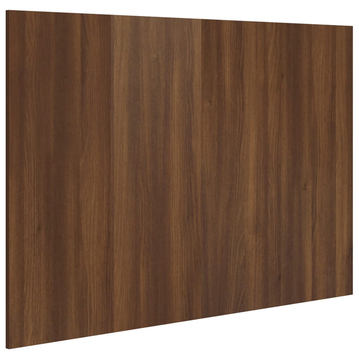 Bed Headboard Brown Oak 120x1.5x80 cm Engineered Wood