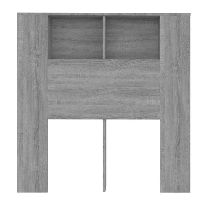 Headboard Cabinet Grey Sonoma 100x18.5x104.5 cm