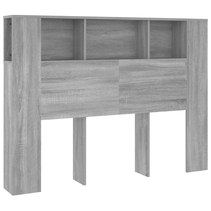 Headboard Cabinet Grey Sonoma 140x18.5x104.5 cm