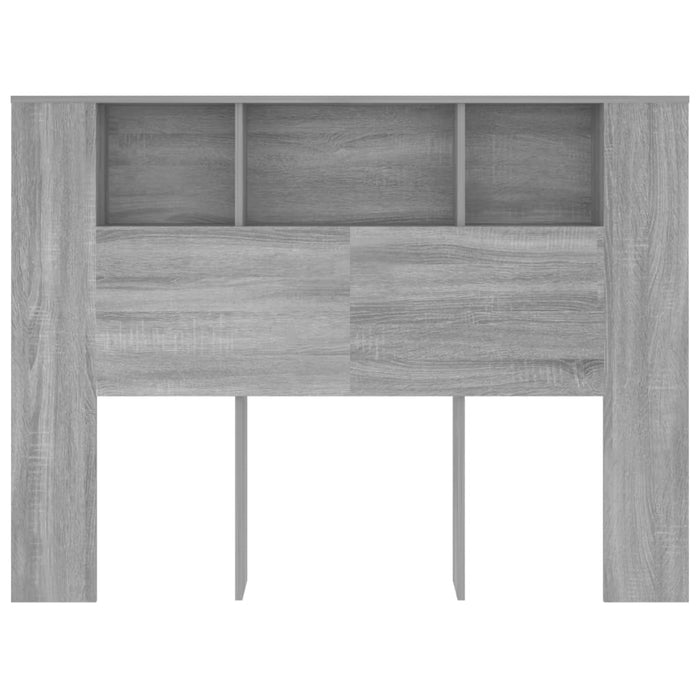 Headboard Cabinet Grey Sonoma 140x18.5x104.5 cm