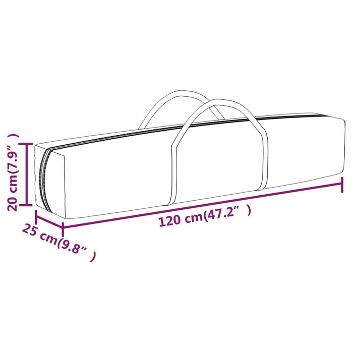 Cort pliabil pentru petreceri Crema 2x2 m