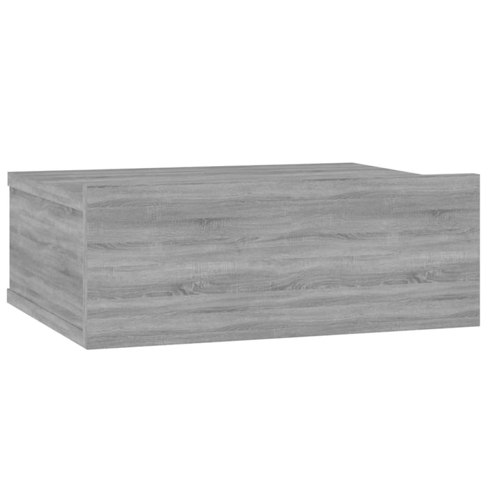 Noptiera plutitoare Gri Sonoma 40x30x15 cm lemn prelucrat