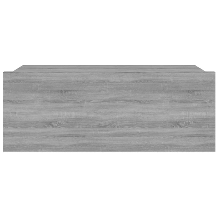 Noptiera plutitoare Gri Sonoma 40x30x15 cm lemn prelucrat