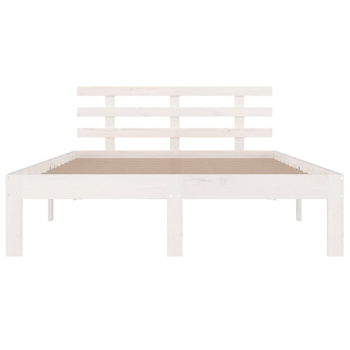 Bed Frame without Mattress White 135x190cm Double