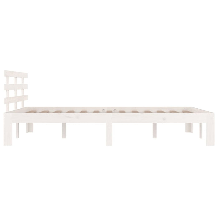 Bed Frame without Mattress White 135x190cm Double