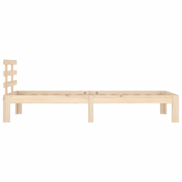 Bed Frame without Mattress Solid Wood 90x200 cm