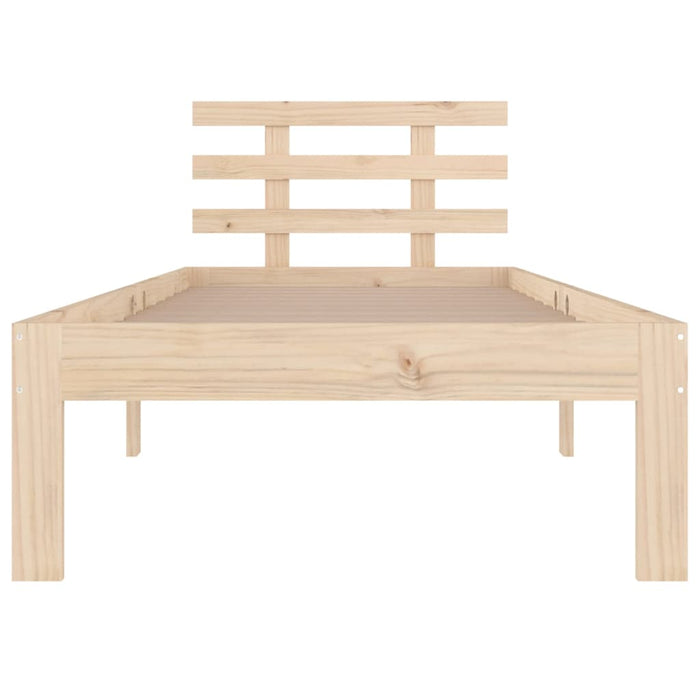 Bed Frame without Mattress Solid Wood 100x200 cm