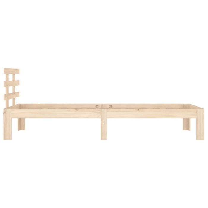 Bed Frame without Mattress Solid Wood 100x200 cm